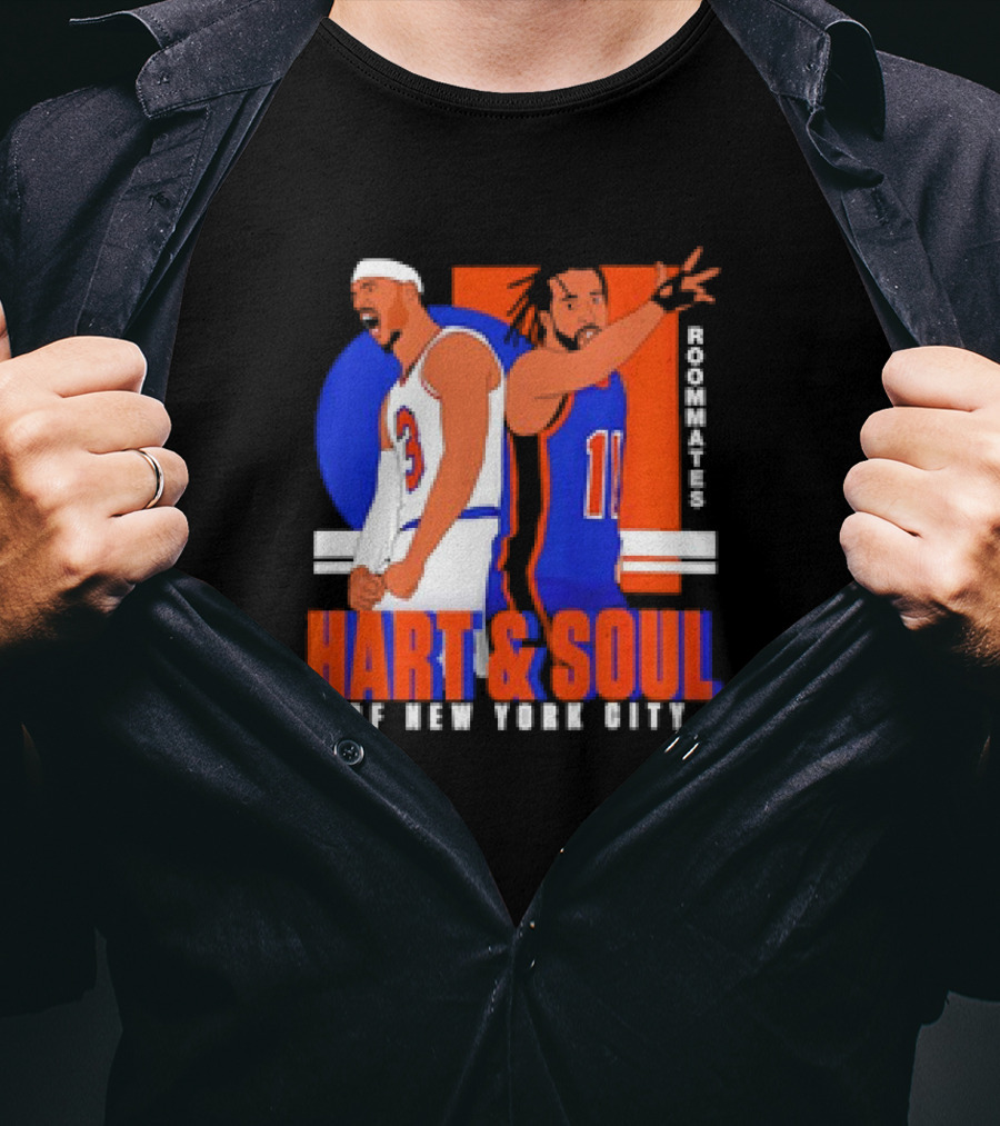 Hart And Soul Dynamic Roommates Of New York City Basketball T-Shirt