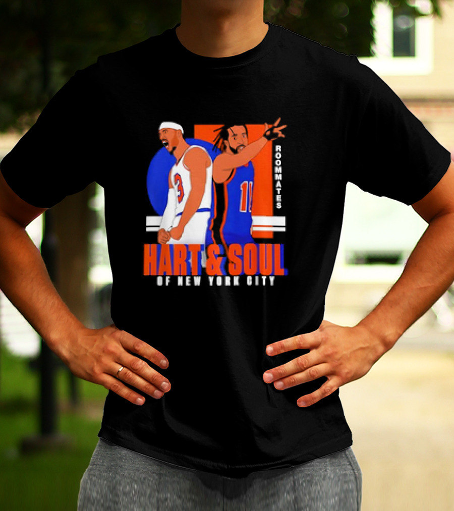 Hart And Soul Dynamic Roommates Of New York City Basketball T-Shirt