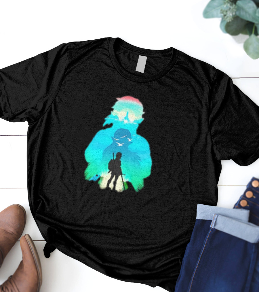 Hero Landscape Anime Adventure T-Shirt