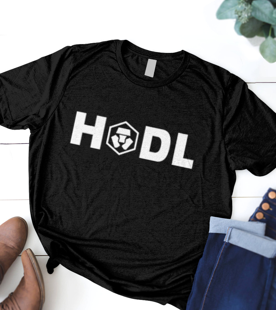 Hodl Crypto.com Hexagon Lion T-Shirt