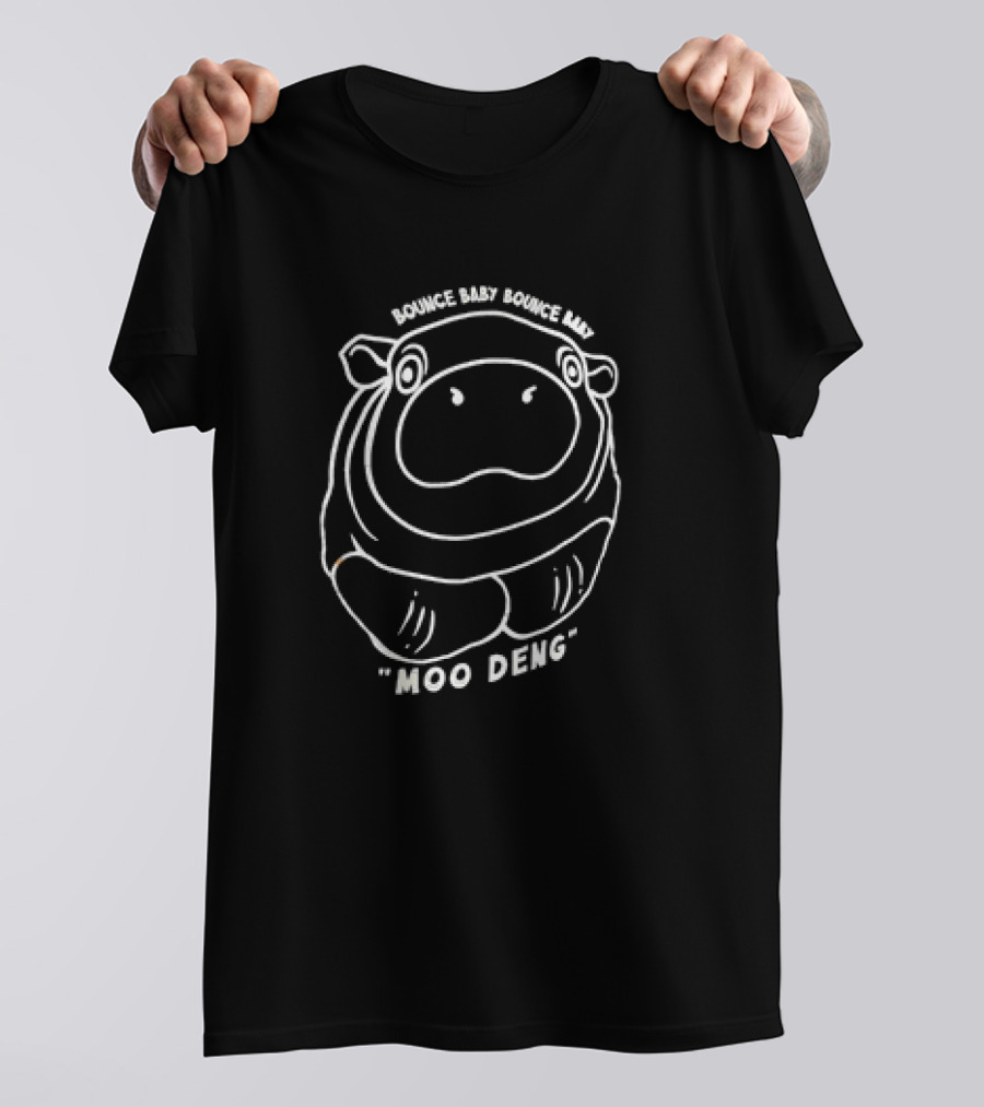 Moo Deng Bounce Baby Bounce Baby Hippo T-Shirt