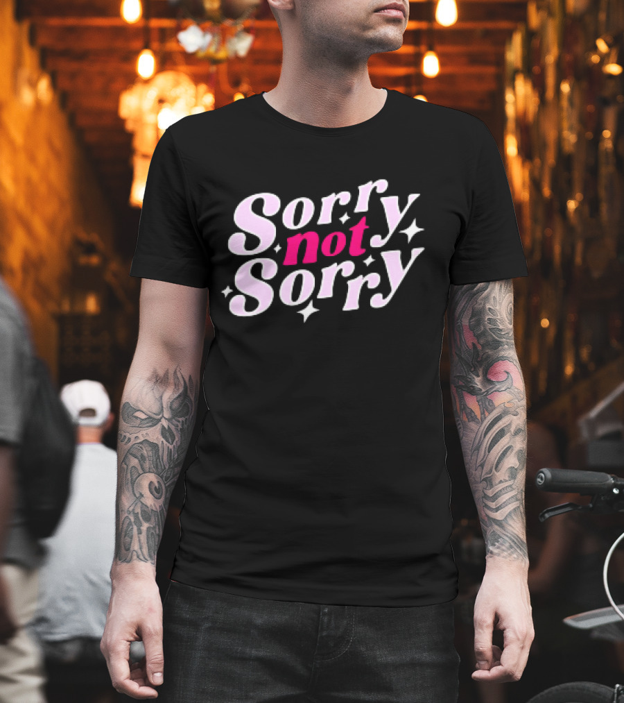 Angel Reese Sorry Not Sorry Script Ladies Boyfriend T-Shirt