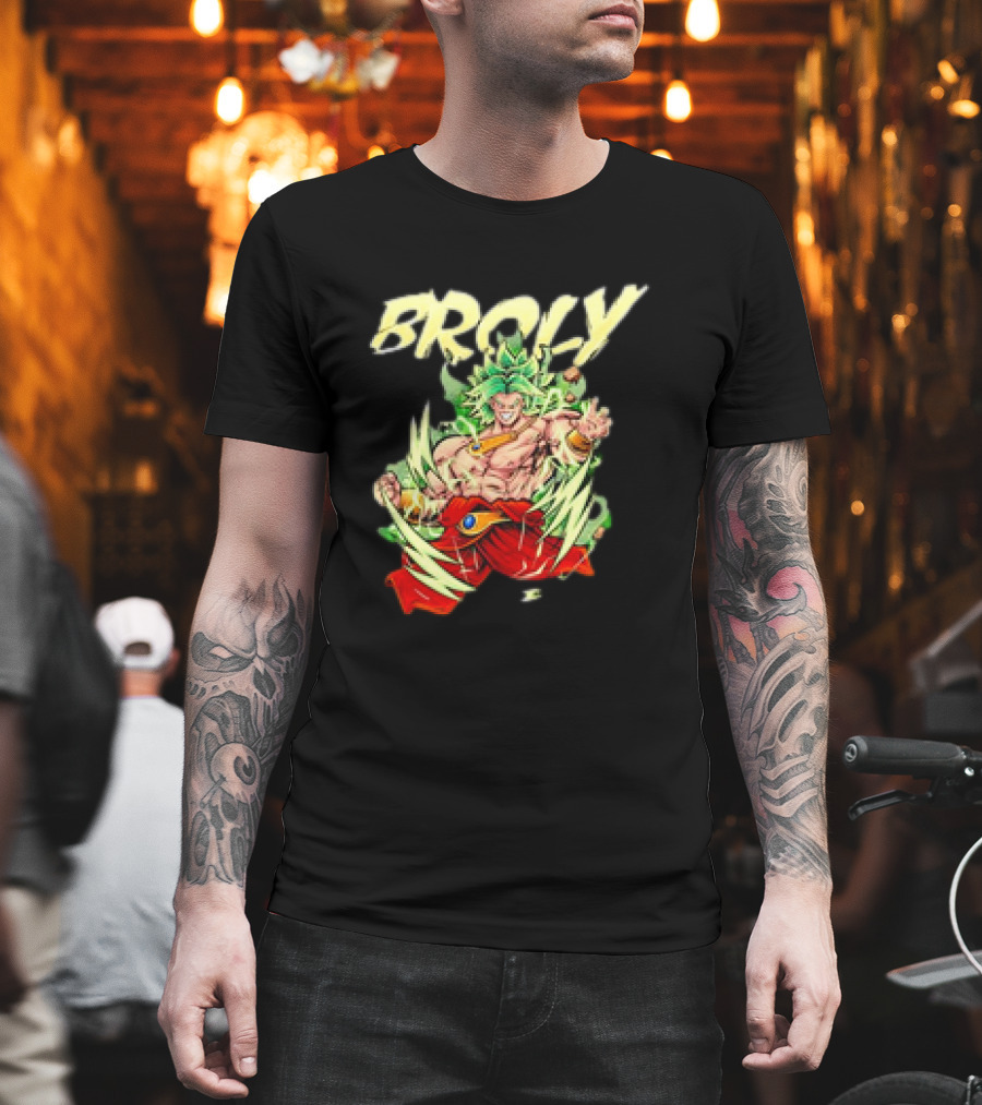 Broly Legendary Warrior Anime Super Saiyan Power Display T-Shirt