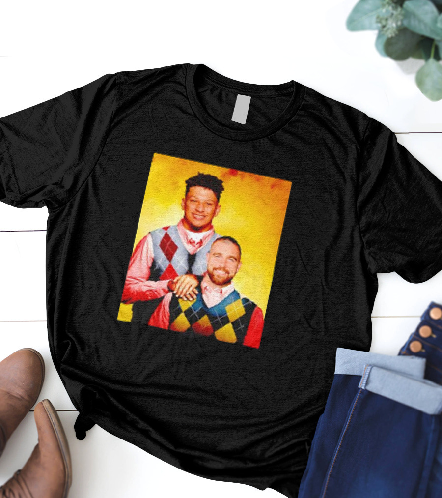 Kansas City Football Patrick Mahomes Travis Kelce Step Brothers T-Shirt