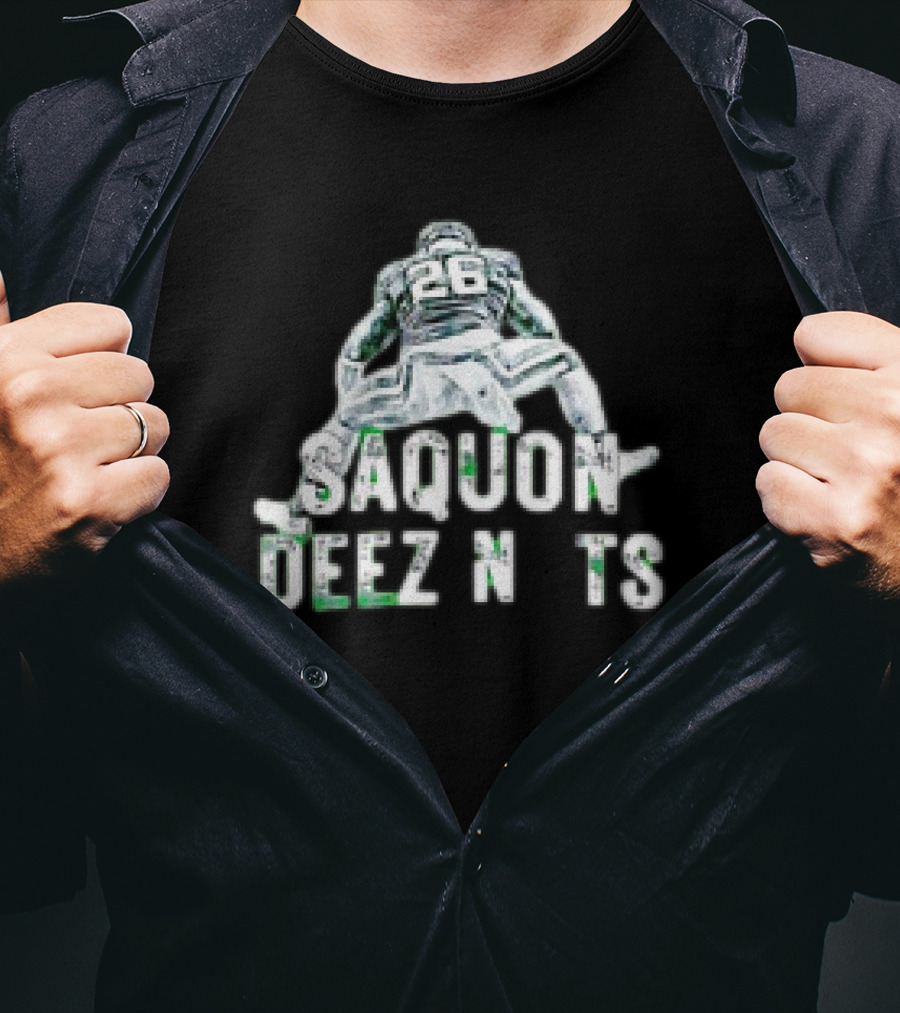 Philadelphia Eagles Saquon Barkley Saquon Deez N Ts T-Shirt