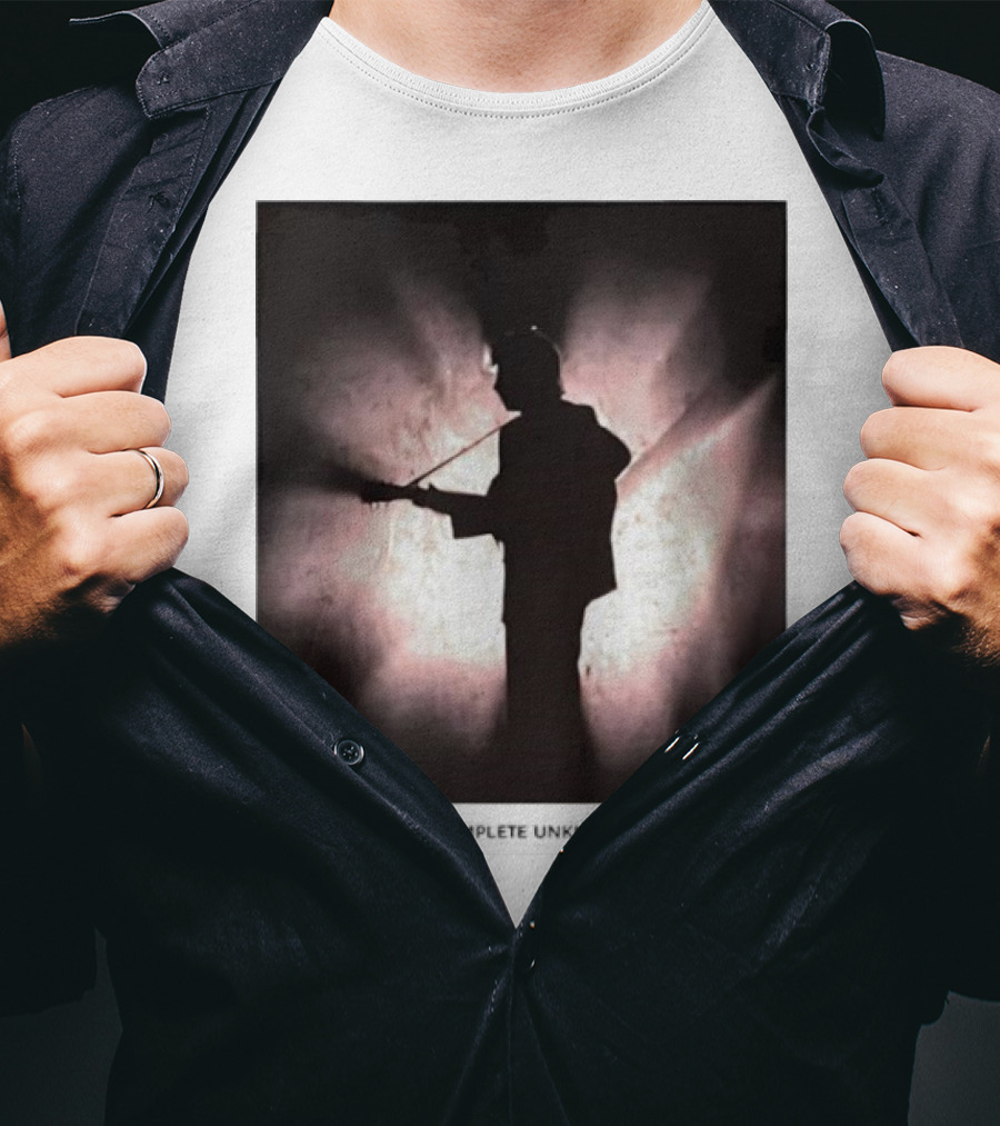 A Complete Unknown Retro Silhouette Illuminated Stage Presence T-Shirt