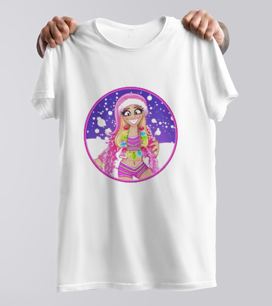 Brittnie Brooks Merry Brittmas Cartoon Holiday T-Shirt