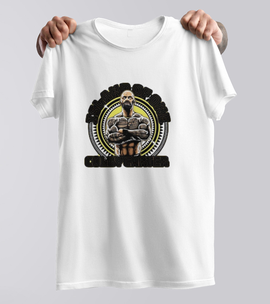 Colby Carter Island Of One Retro Tattoo Bodybuilder T-Shirt