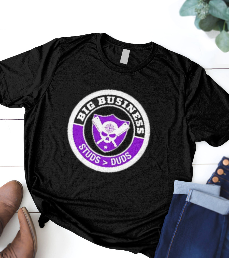 Brick City Boyz Big Business Studs Greater Than Duds Shield T-Shirt