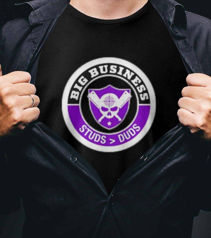 Brick City Boyz Big Business Studs Greater Than Duds Shield T-Shirt