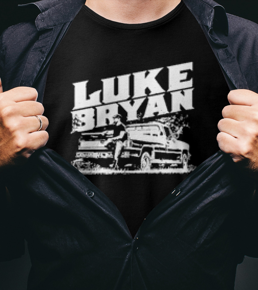 Luke Bryan Vintage Truck Scene T-Shirt