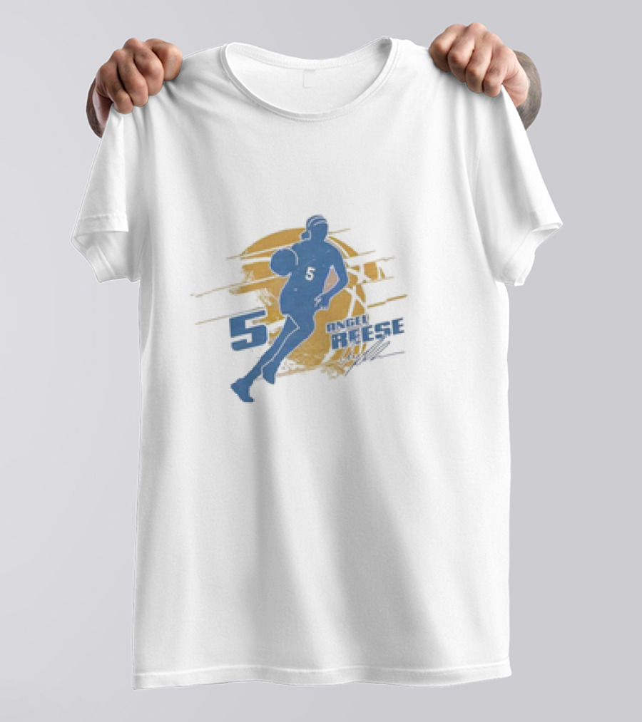 Angel Reese Basketball Signature 5 Chicago T-Shirt