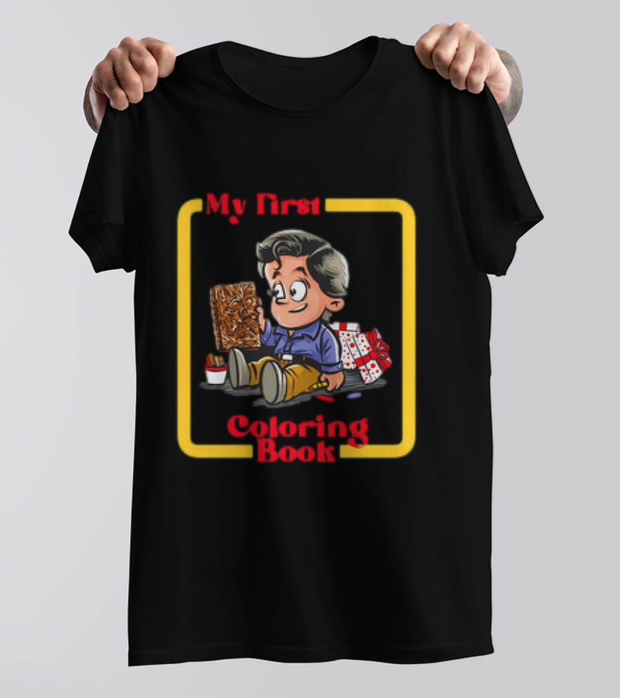 My First Coloring Book Ash Williams Necronomicon Ex-Mortis T-Shirt