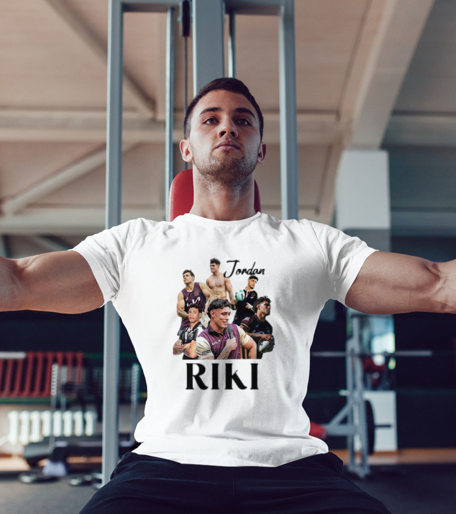 Jordan Riki Collage Football Images T-Shirt