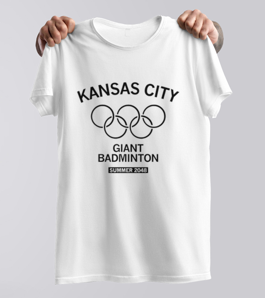 Kansas City Olympic Rings Giant Badminton Summer 2048 T-Shirt