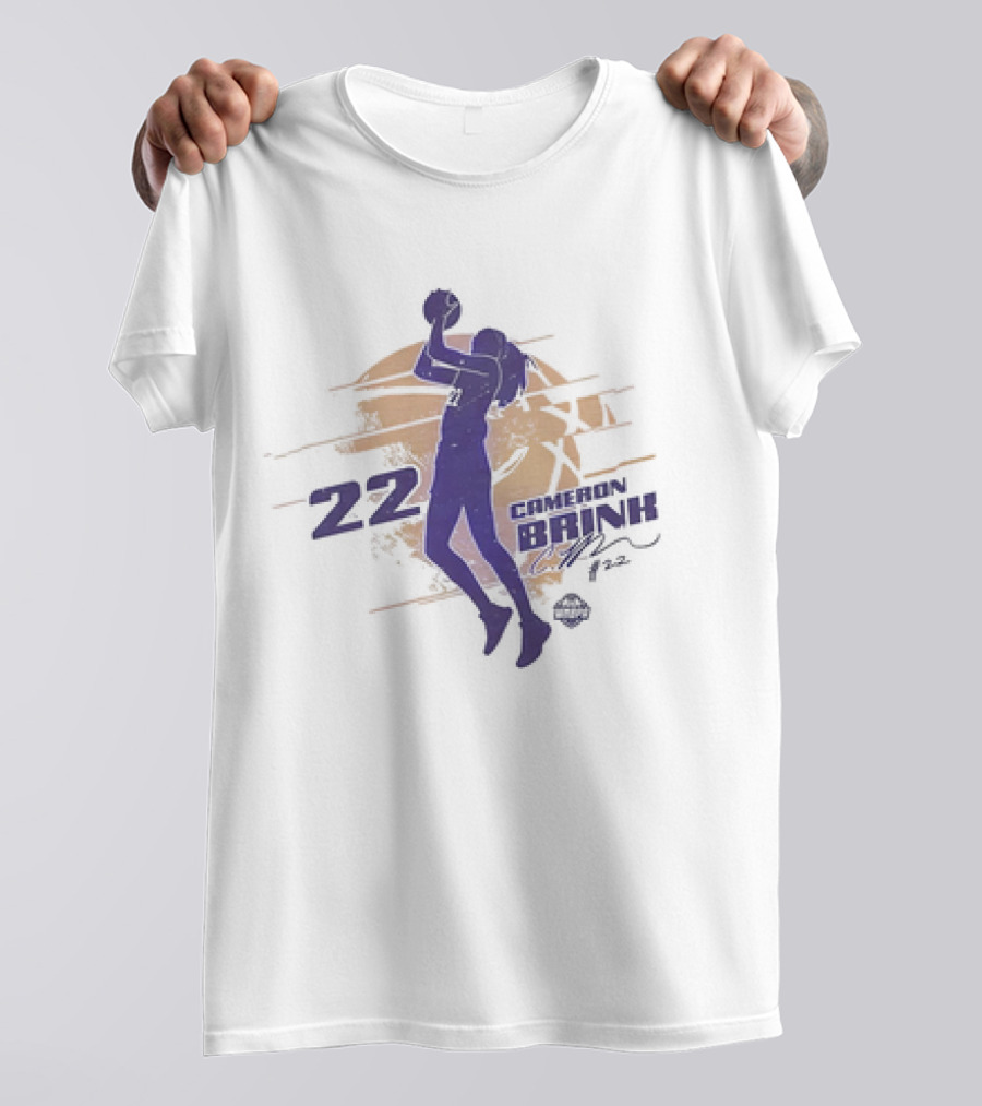 Cameron Brink Los Angeles Sparks Basketball Number 22 Vintage T-Shirt