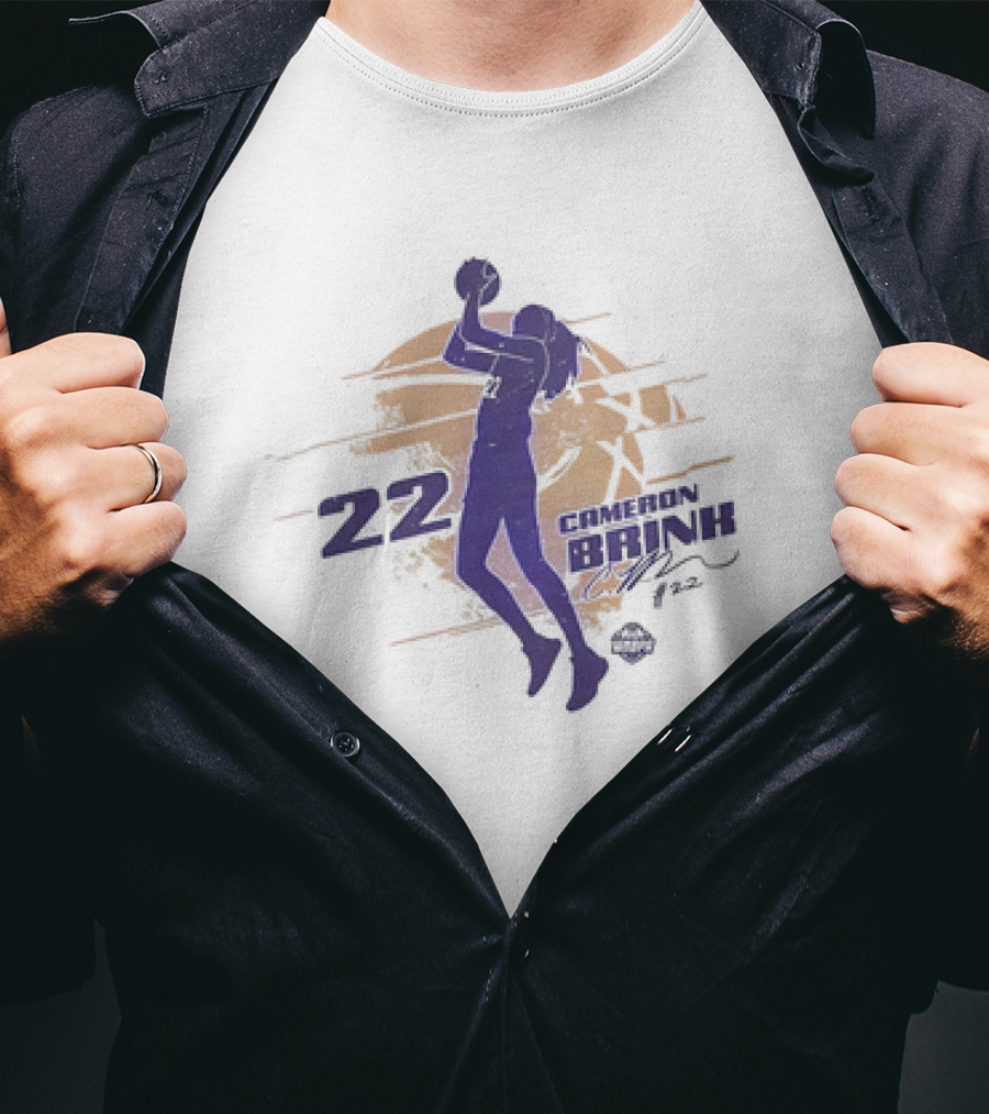Cameron Brink Los Angeles Sparks Basketball Number 22 Vintage T-Shirt