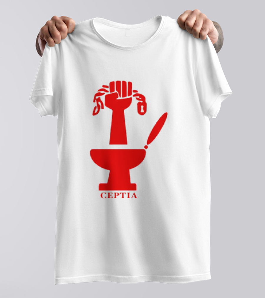 CEPTIA Committee To End Pay Toilets In America Red Fist And Toilet T-Shirt