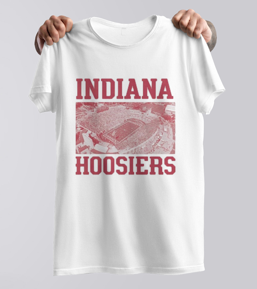 Indiana Hoosiers Stadium Aerial View T-Shirt