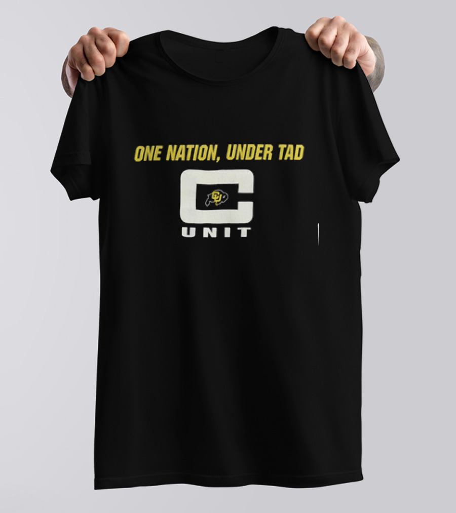 One Nation Under Tad C Unit Colorado Buffaloes T-Shirt