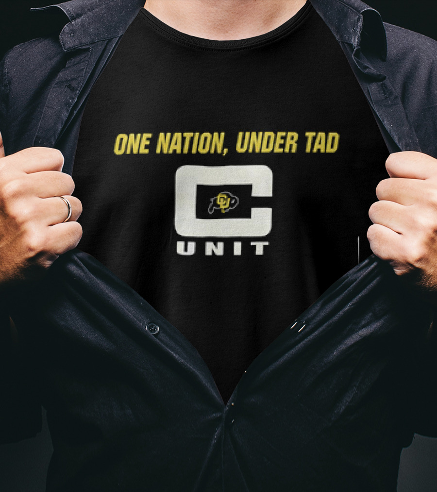 One Nation Under Tad C Unit Colorado Buffaloes T-Shirt