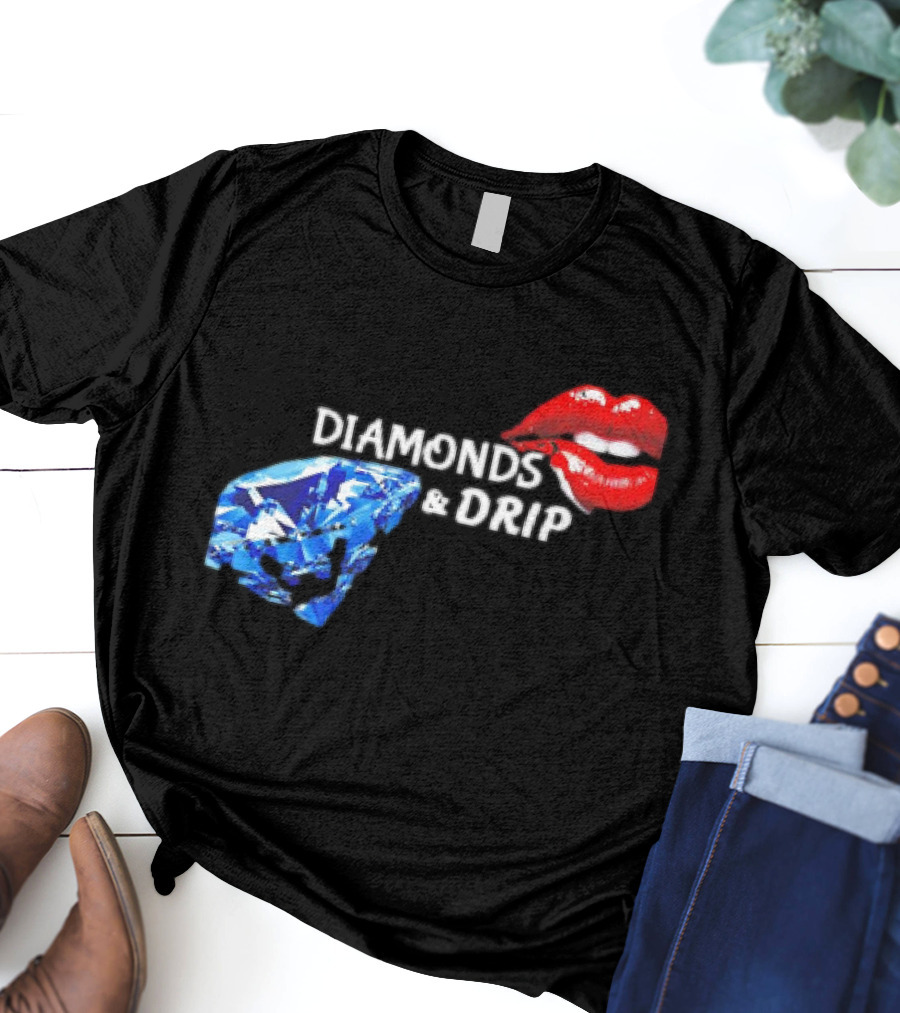 Diamonds And Drip Lips Of Seduction Classic T-Shirt