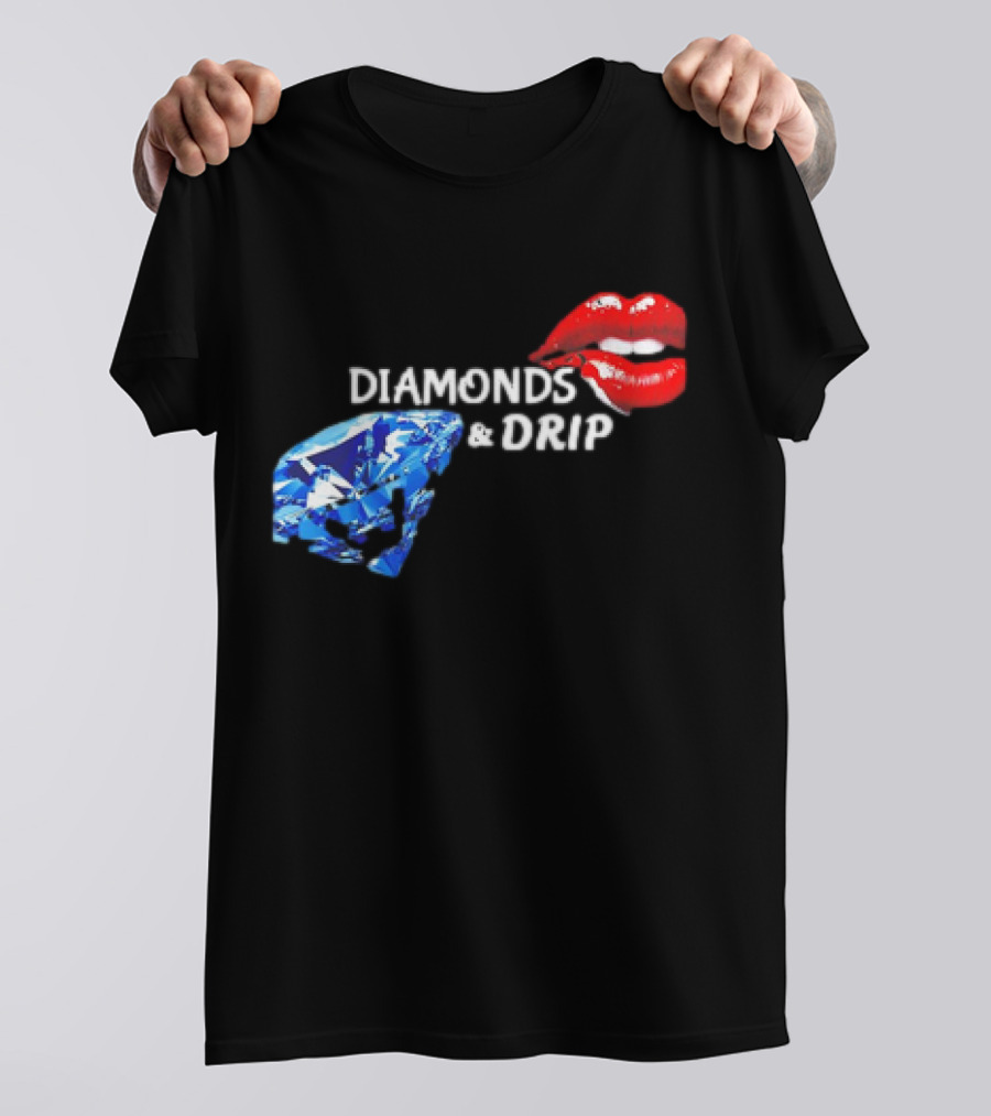Diamonds And Drip Lips Of Seduction Classic T-Shirt