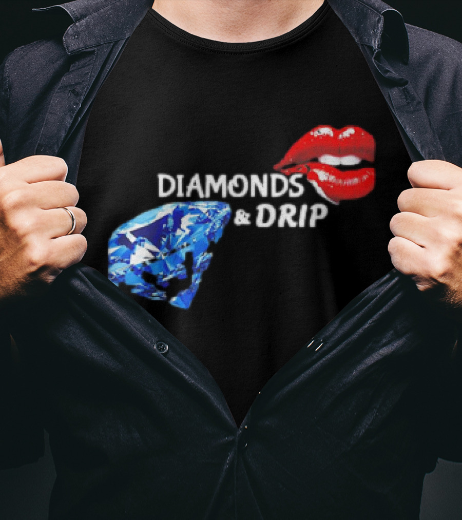 Diamonds And Drip Lips Of Seduction Classic T-Shirt