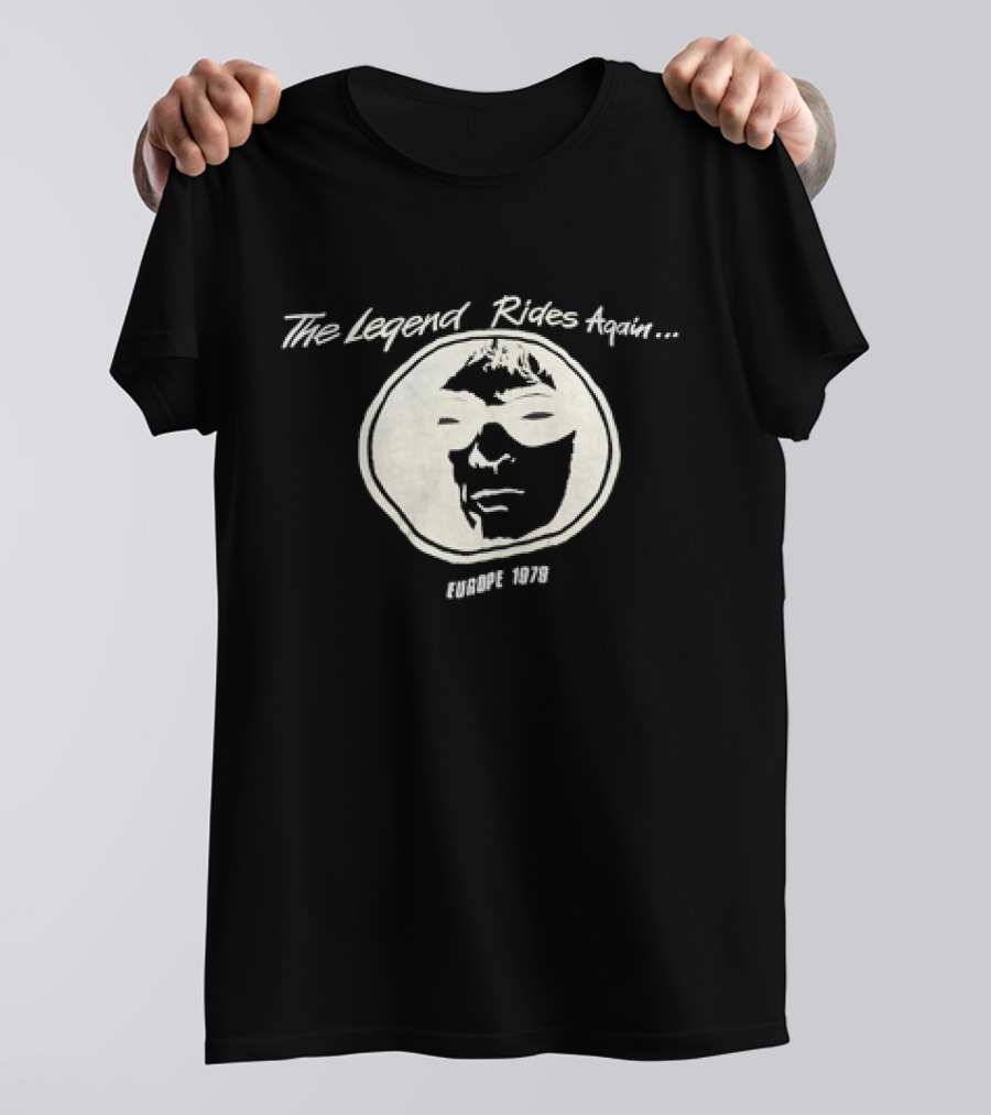 The Legend Rides Again Europe 1978 Masked Face T-Shirt