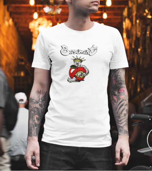 Basement Worm In Apple With Crown And Torch T-Shirt
