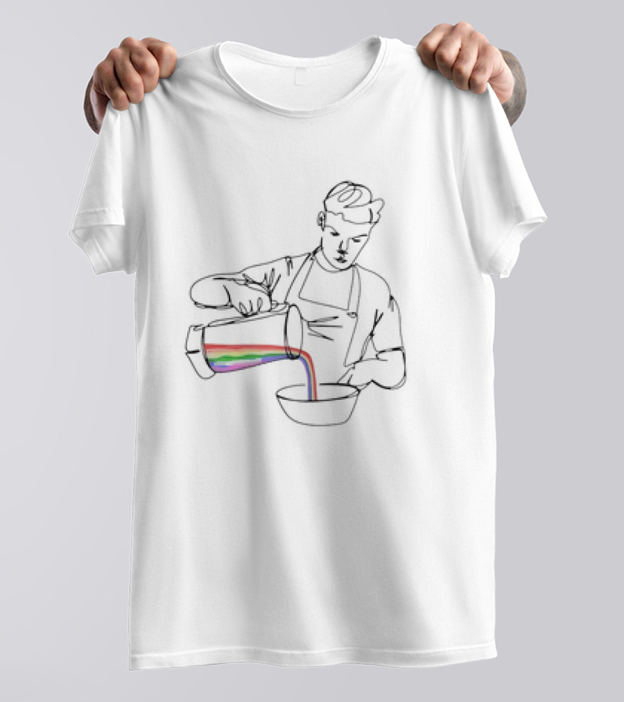 The Bear Charity Rainbow Pour Chef T-Shirt