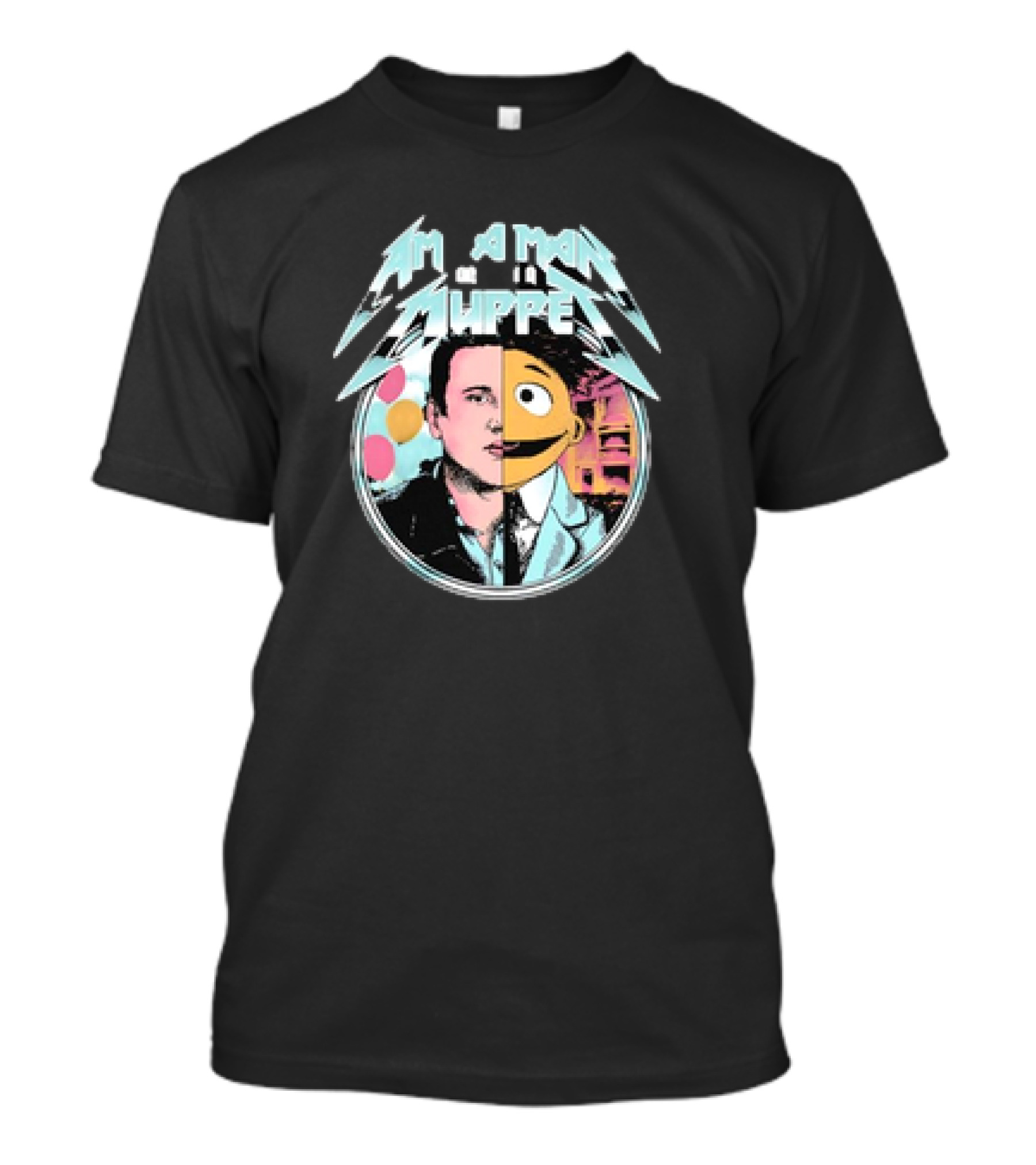 Am I A Man Or A Muppet Split Face Meme T-Shirt