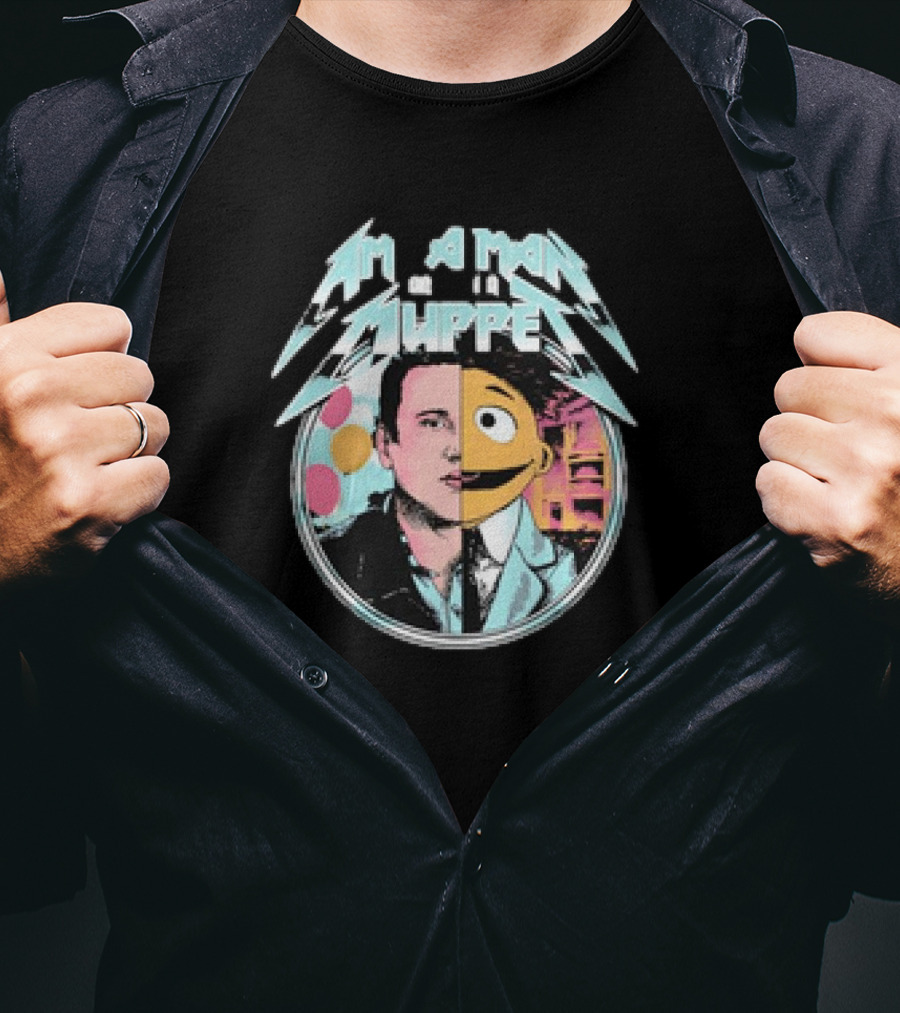 Am I A Man Or A Muppet Split Face Meme T-Shirt