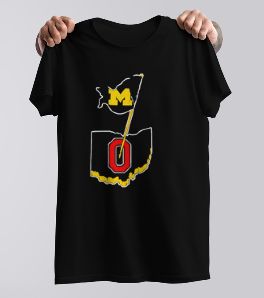 Michigan M Flag Ohio Map O Premium T-Shirt