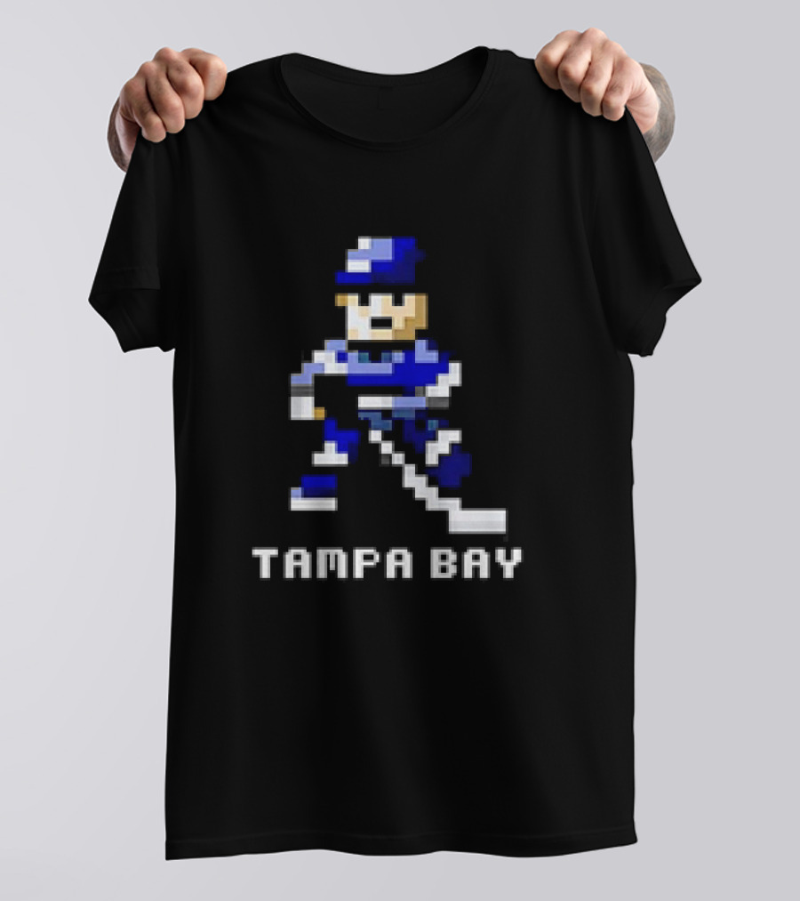 Tampa Bay 8 Bit Hockey Player T-Shirt