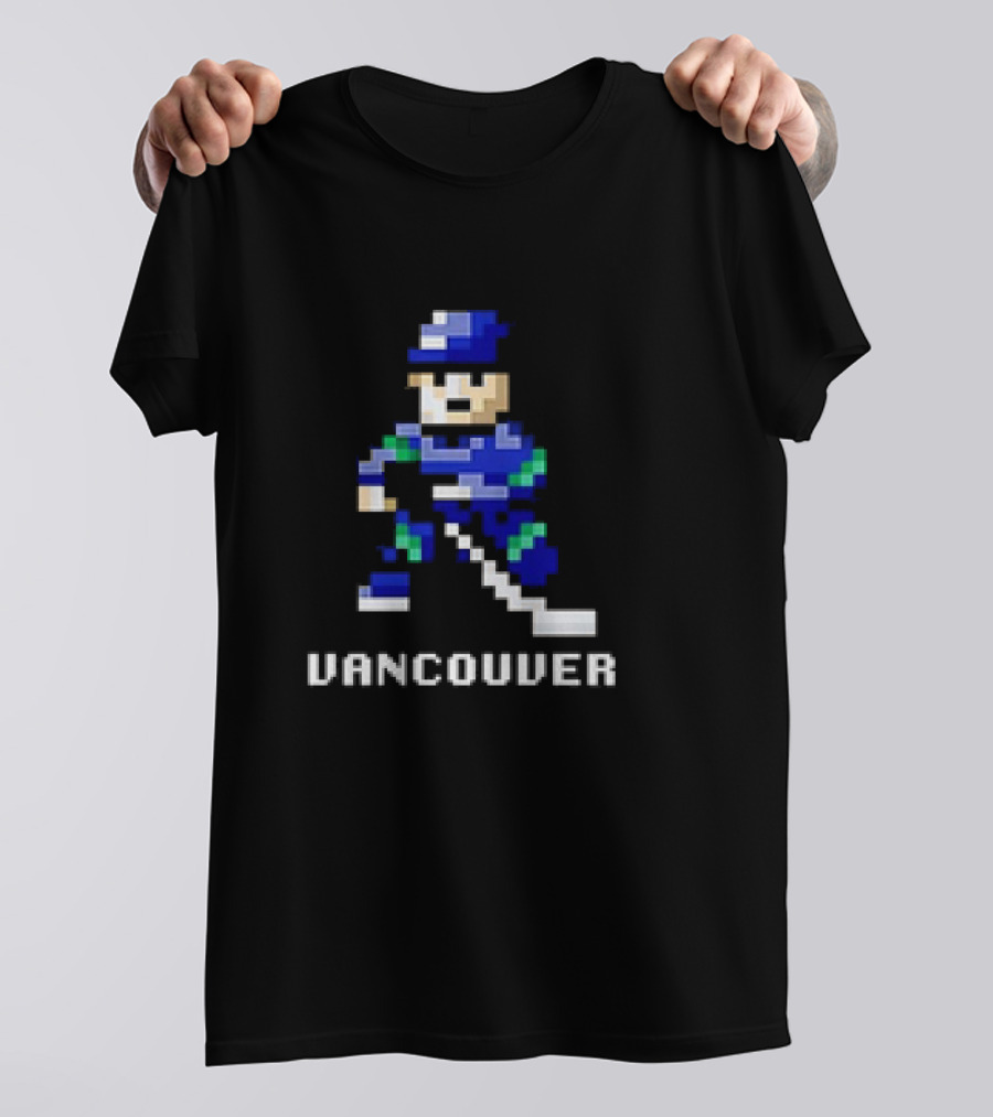 Vancouver 8 Bit Hockey T-Shirt