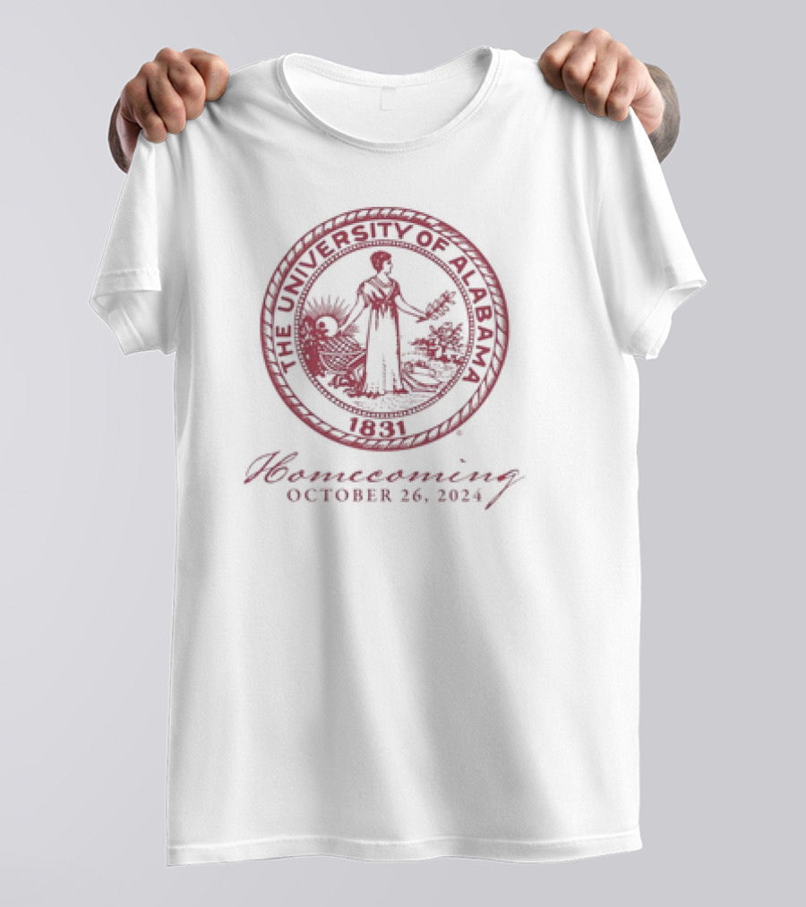 The University Of Alabama 1831 Homecoming October 26 T-Shirt
