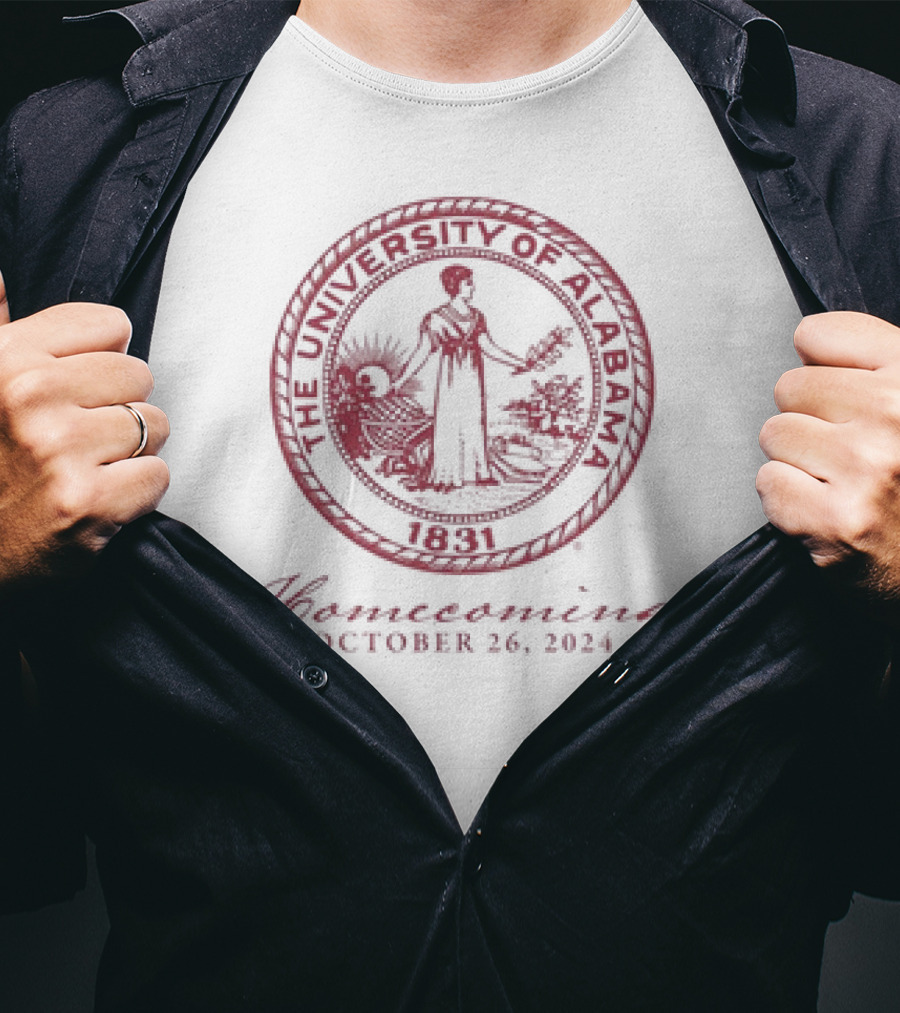 The University Of Alabama 1831 Homecoming October 26 T-Shirt