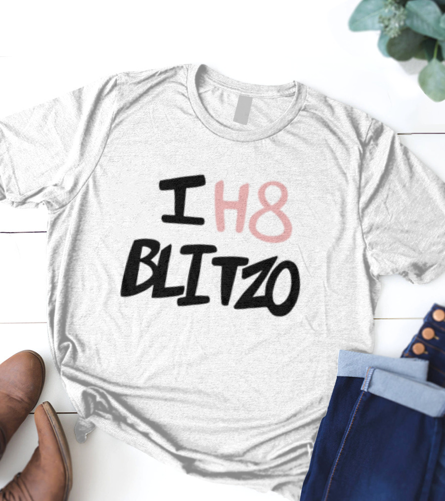 I H8 Blitzo Helluva Boss Fan Merchandise T-Shirt