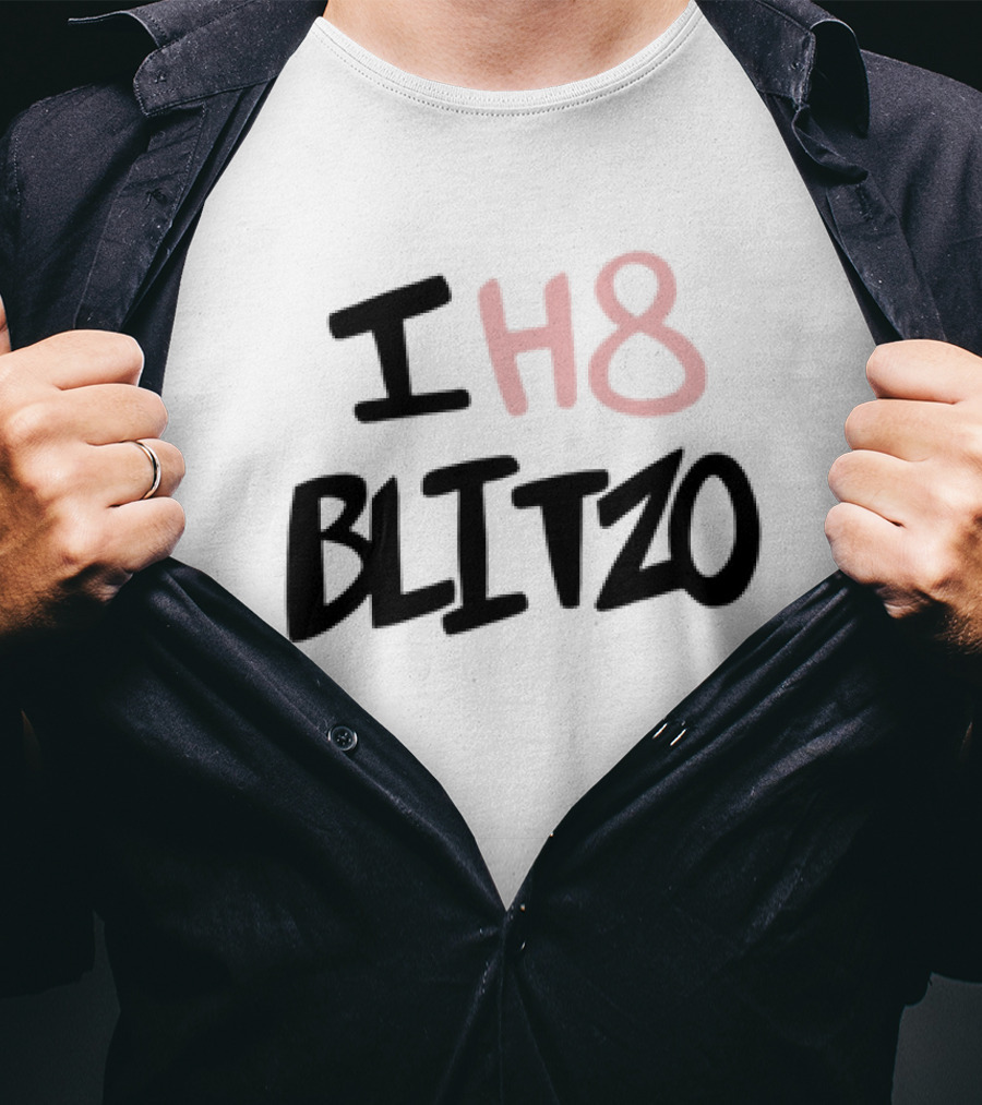 I H8 Blitzo Helluva Boss Fan Merchandise T-Shirt