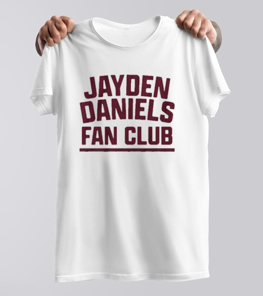 Jayden Daniels Fan Club Washington T-Shirt