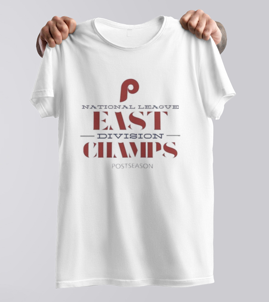 National League East Division Champs Philadelphia Phillies Postseason T-Shirt