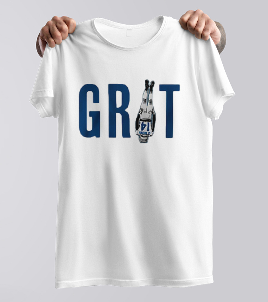 Amon-Ra St. Brown Detroit Lions Grit 14 Vintage T-Shirt