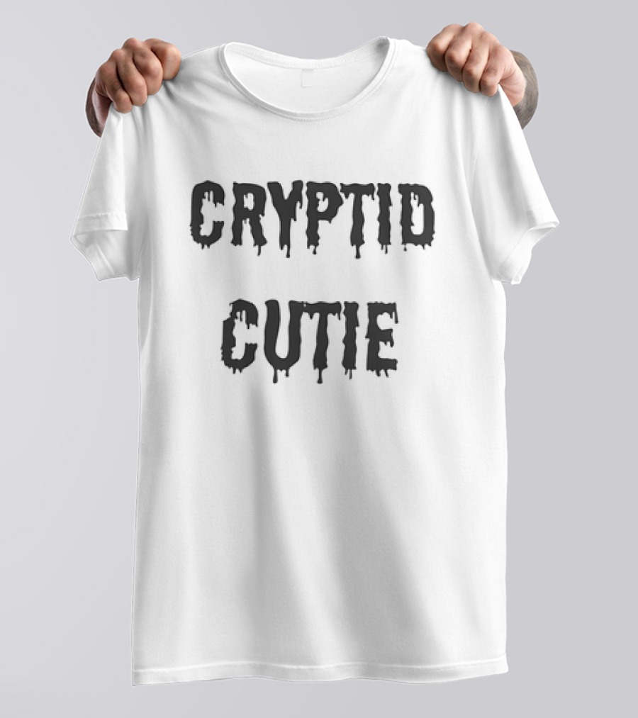 Cryptid Cutie Spooky Drip Text T-Shirt