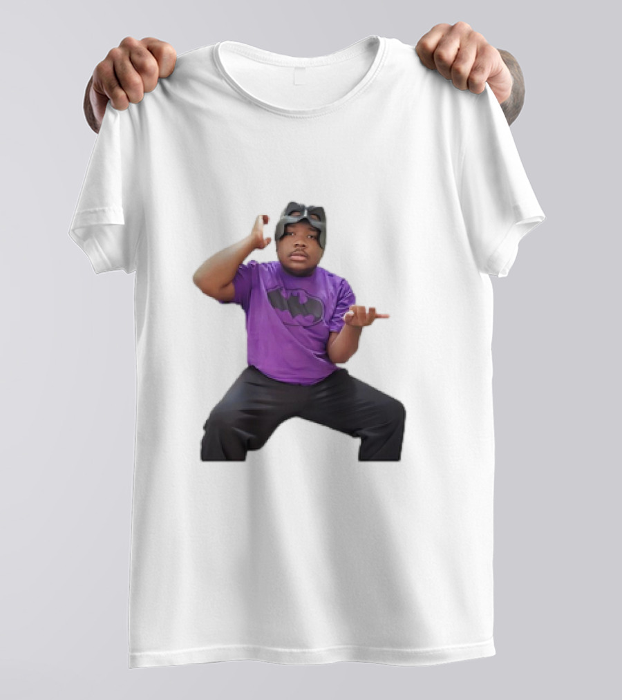 Darius Tiktok Autism Irisa Classic Batman Mask And Pose T-Shirt