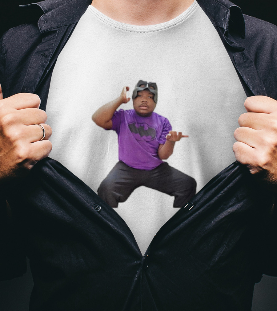 Darius Tiktok Autism Irisa Classic Batman Mask And Pose T-Shirt