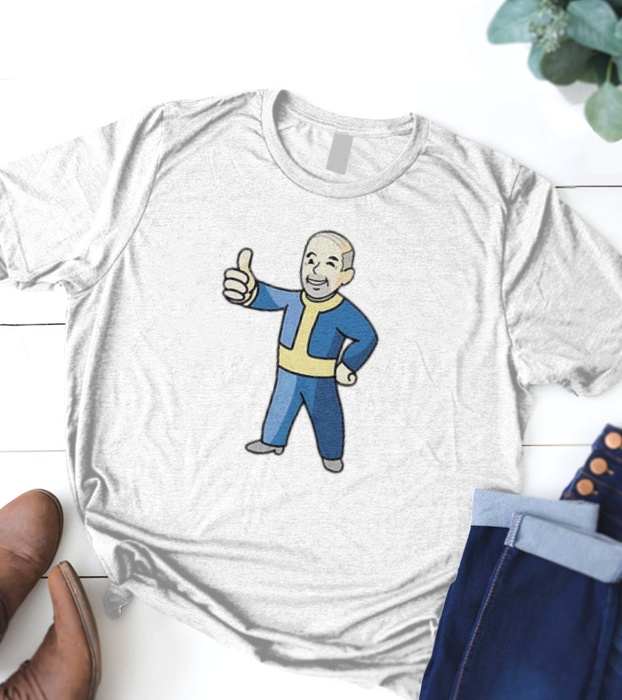 Vault Boy Nate Fallout Cartoons T-Shirt