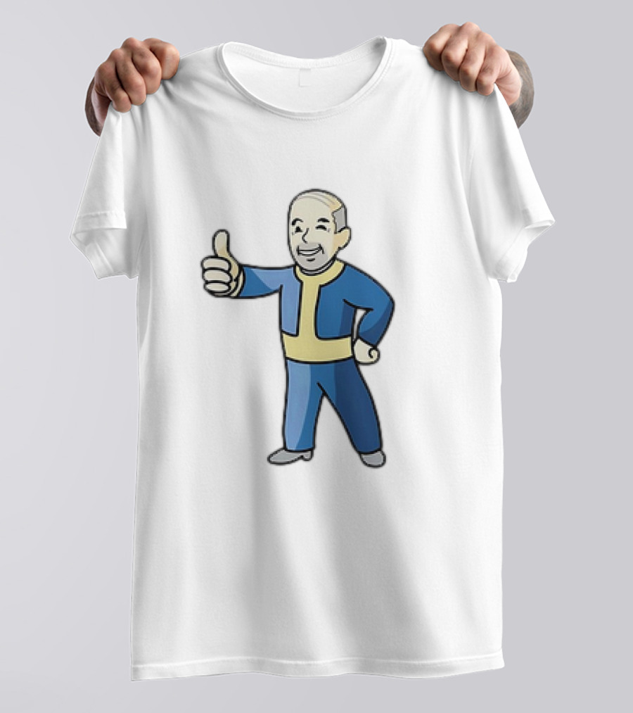 Vault Boy Nate Fallout Cartoons T-Shirt