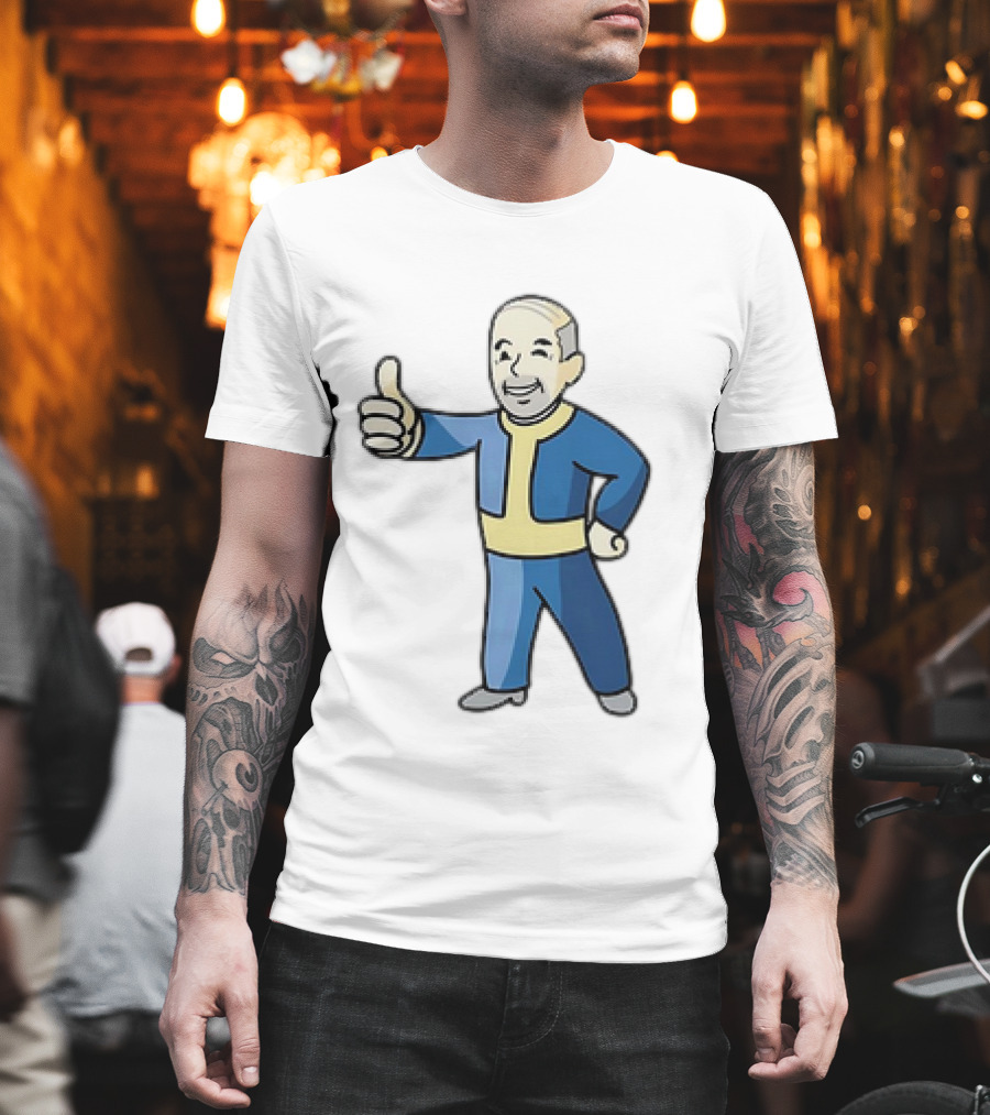 Vault Boy Nate Fallout Cartoons T-Shirt