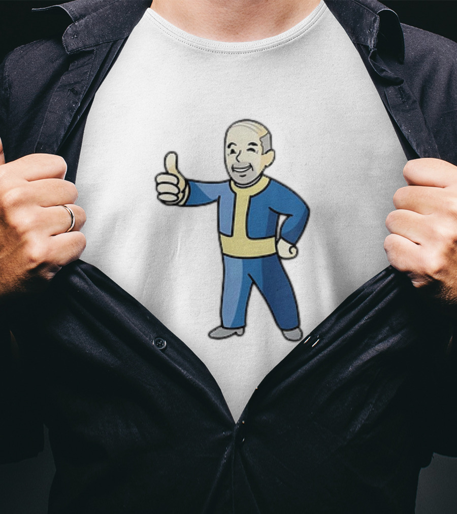 Vault Boy Nate Fallout Cartoons T-Shirt